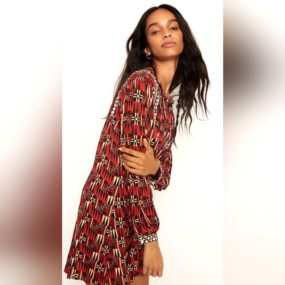 Verb Anthropologie Embroidered Tunic